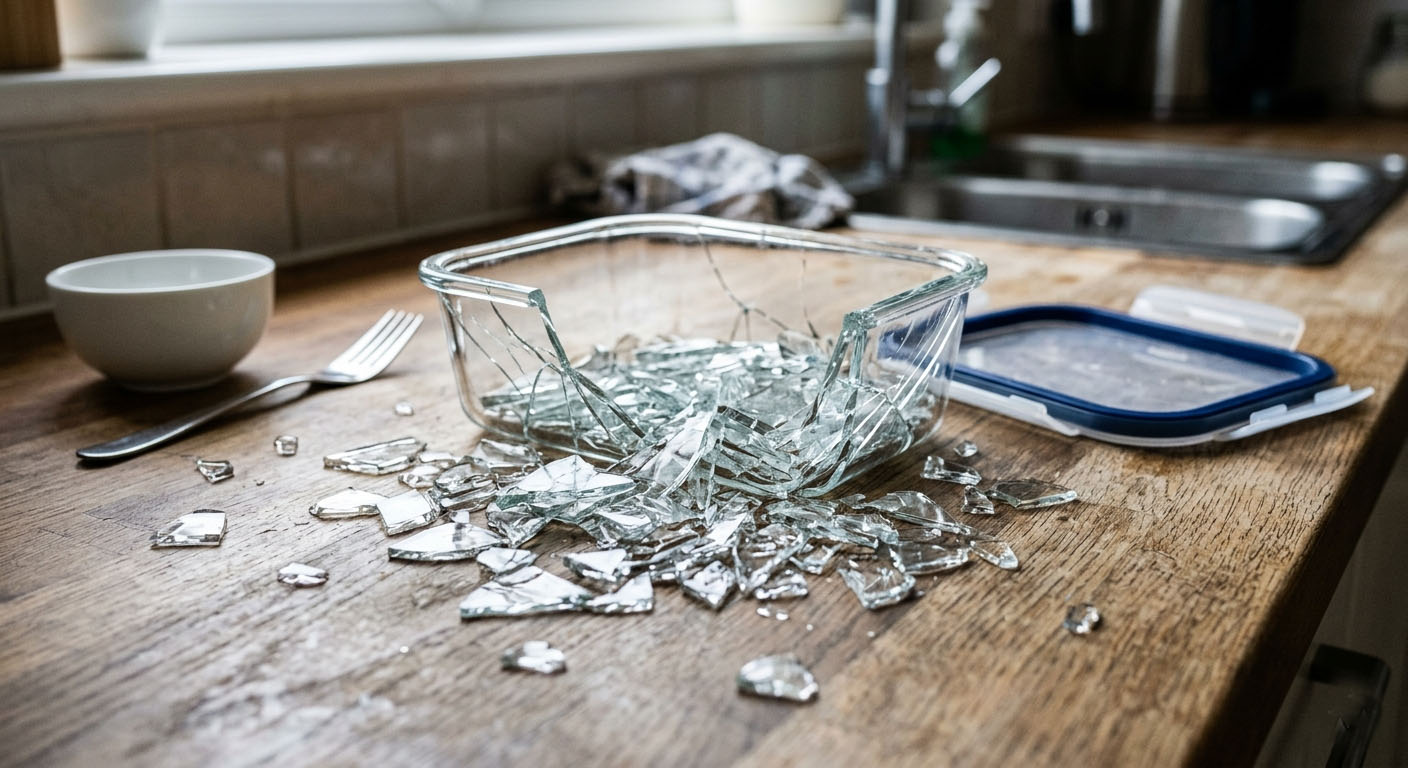Glass lunch boxes shatter