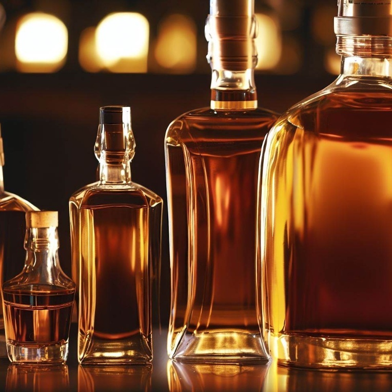 11 Different Sizes of Whiskey Bottles