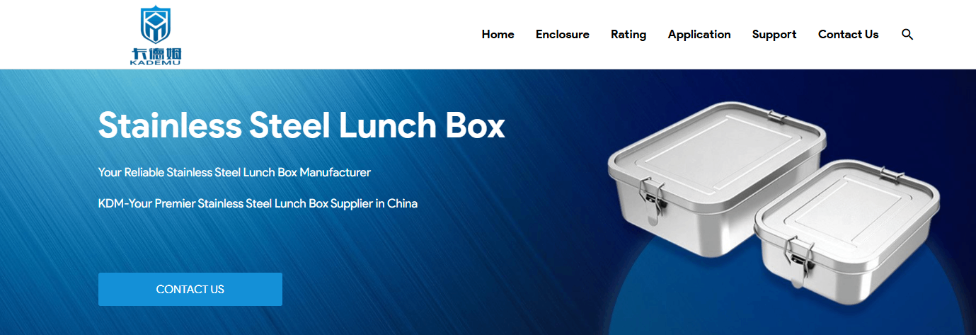 KDM Steel stainless steel lunch box manufacturer