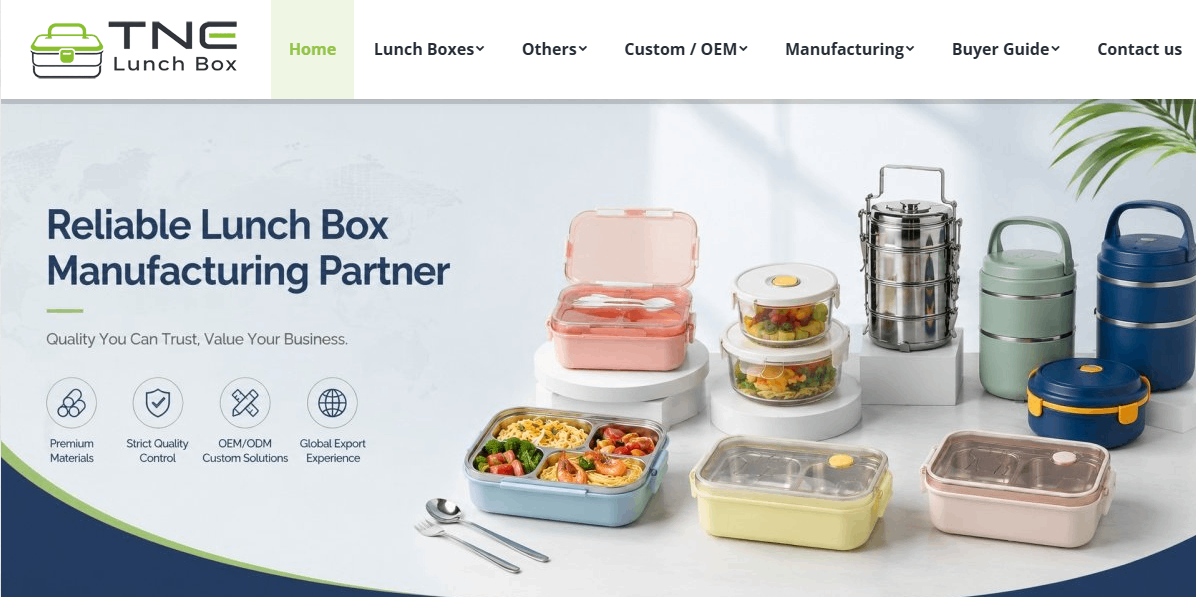 TNE Lunch Box manufacturer