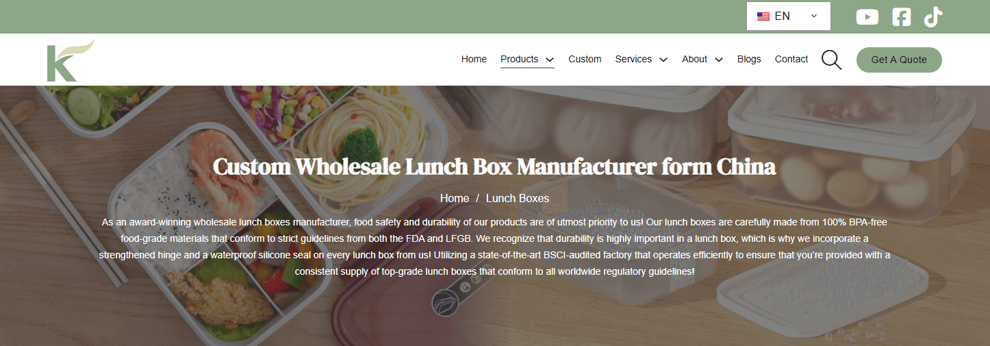 Xinghui Plasticware lunch box manufacturer