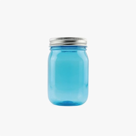 Blue Mason Jar