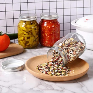 Canning Glass Jars with Lids
