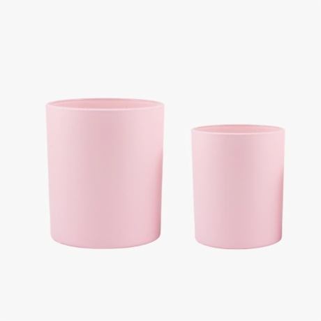 Customized Frosted Color Empty Glass Jar Pink Candle Jars - China Frosted  Candle Jar and Pink Candle Jars price